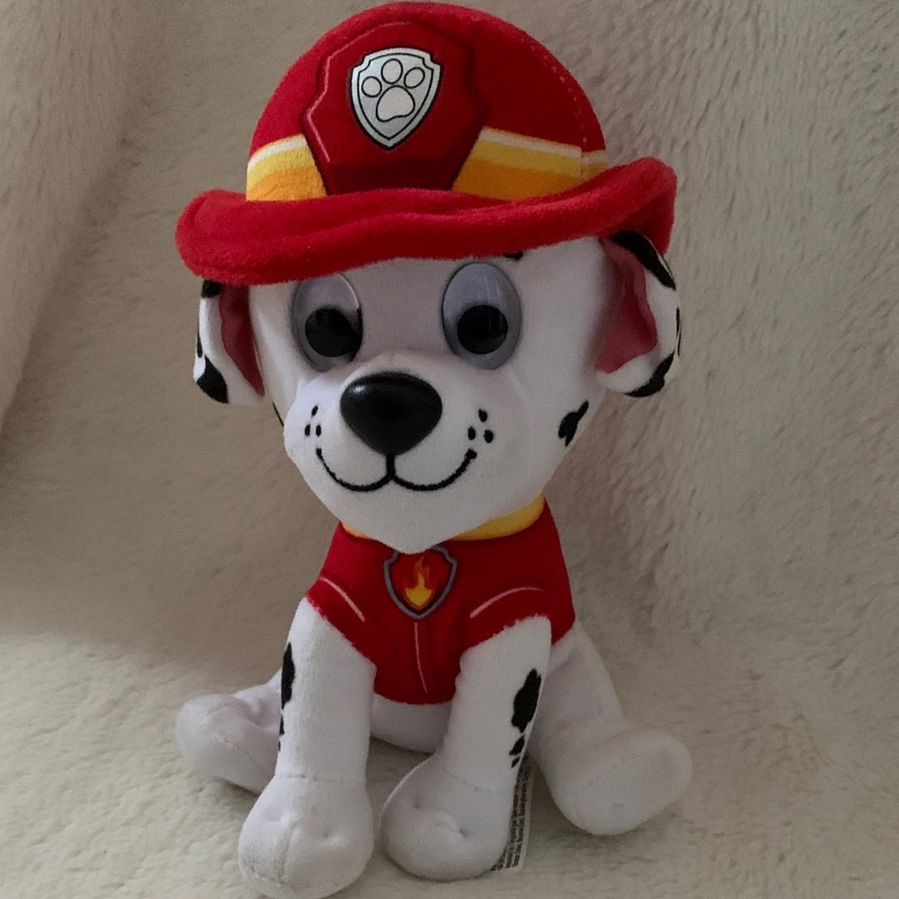 Paw Patrol Red and White Plush Dog Toy